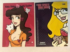 CHEAP PROMO CARD: KITTY DITTIES & PRETTY LADIES 5FINITY 2012 Philly Katie Cook