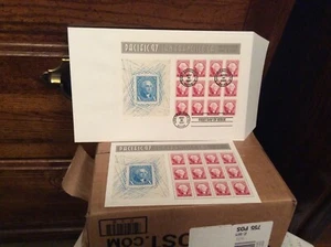STAMPS 1997 PACIFIC INTERNATIONAL IPEX EXHIBITION STAMP SHEETS & 1ST DAY COVERS - Picture 1 of 13