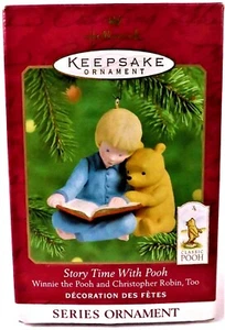 "Story Time With Pooh"  Hallmark - 2000 Series Ornament #2 -  NEW Open Box - Picture 1 of 5