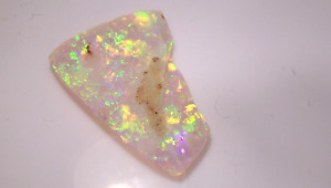 Genuine Australian Precious Opal Beautiful Partial Cut 5.63Cts. Brilliant! USA