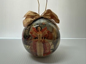 Vintage 1997 Holiday Barbie Christmas Ornament Ball Red Dress Mattel Matrix - Picture 1 of 5
