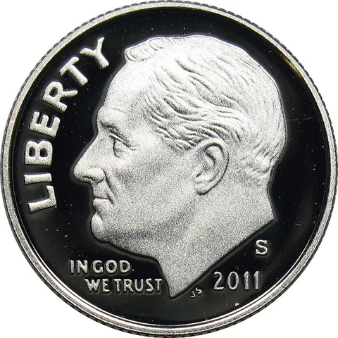 2011-S Proof Roosevelt Dime Ultra Premium GEM BU Deep Cameo Cover