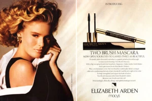 1989 Elizabeth Arden Vendela Kirsebom cuidado de la piel 4 páginas anuncio de revista - Imagen 1 de 2