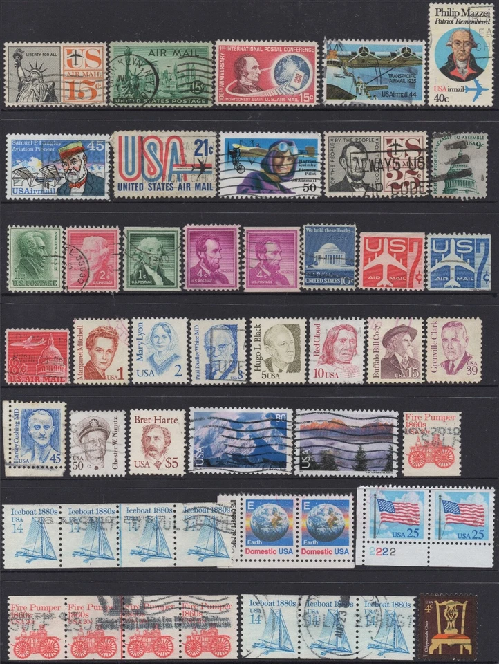 USA No.15 CLEARANCE!!!  ALL HAVE TO GO, COLLECTION OF (48) STAMPS USED. - Image 1 of 1
