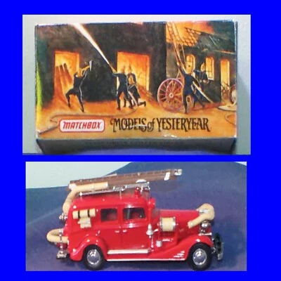 Matchbox Models Of Yesteryear 1933 Cadillac Fire Wagon - Image 1 of 4