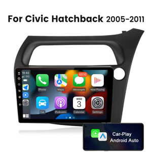 For 2005-2011 Honda Civic Hatchback Car Stereo Radio GPS BT Carplay Android Auto