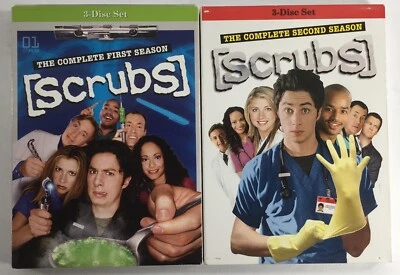 Scrubs - The Complete First Season & SEcond Season (DVD, 2005) NEW, sealed Foto 1 de 3