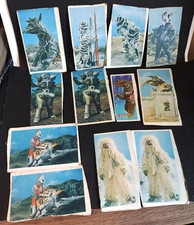 Ultraman Menko Card 12 sheets Tsuburaya Tokusatsu Vintage Japanese Retro
