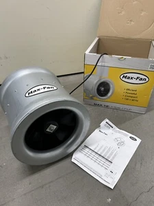 Max-Fan Max 12" 1708 CFM Exhaust Fan NEW OPENED BOX Sold As Is Never Used - Picture 1 of 9