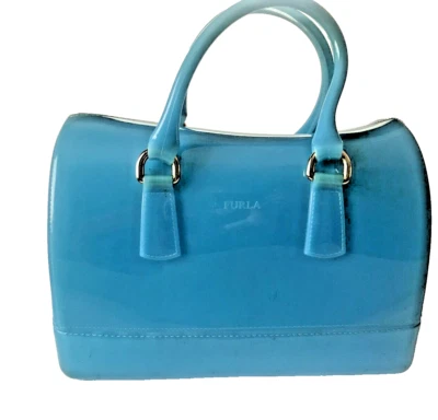 BOLSO CARAMELO FURLA Grande Azul Foto 1 de 4