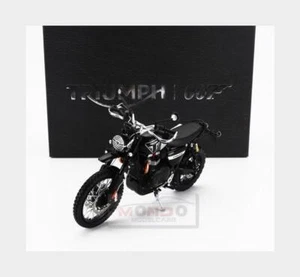 1:12 CORGI Triumph 1200 Scrambler 2019 007 James Bond Edition Black CC08402 MMC - Picture 1 of 2