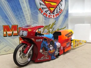 Vintage NHRA Matt Hines Vance & Hines Superman 1999 Suzuki Pro Stock Bike 1:9 - Picture 1 of 15