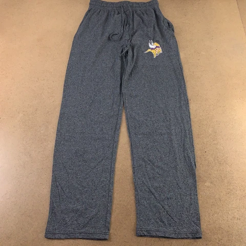 Minnesota Vikings Concepts Sport Men's Small Charcoal Pajama Pants New *Flaw Cover