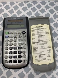 Calculadora científica solar Texas instrumentsTI-36x con cubierta - Imagen 1 de 3