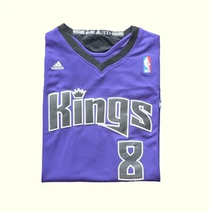 NBA ADIDAS SACRAMENTO KINGS BASKETBALL RUDY GAY VTG Y2K PURPLE JERSEY MENs SZ M - Picture 1 of 5
