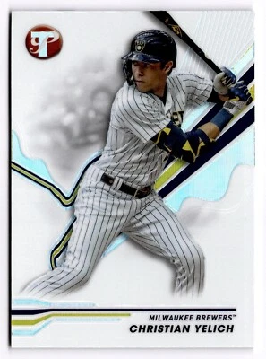 2024 Topps Pristine - Refractor #157 Christian Yelich Milwaukee Brewers - Image 1 of 3