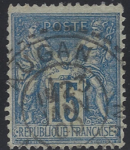 PRO-19-7-4: Stempel Typ 85 von Augan (Mobihan) auf Nr. 101 - Bild 1 von 1