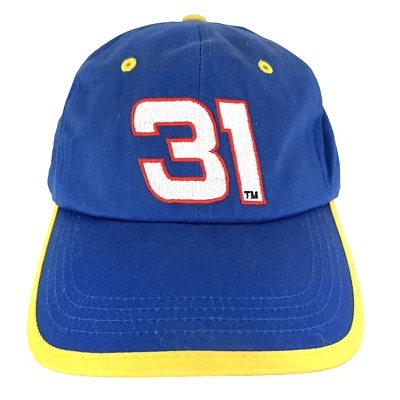Vtg Mike Skinner Lowes Racing Hat Nascar Spell Out Script Logo 31 Strap Back Cap Foto 1 de 4