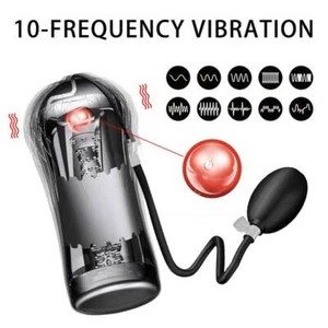 Electric Penis Extender Stretcher Sleeve Inflatable Penis Pump Enhancer Enlarger - Picture 1 of 15