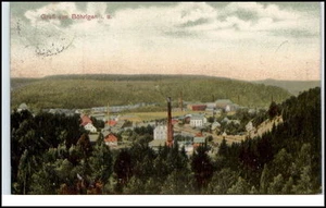 BÖHRIGEN Striegistal Sachsen um 1910 Totalansicht AK Verlag B. Hancke Roßwein - Picture 1 of 1