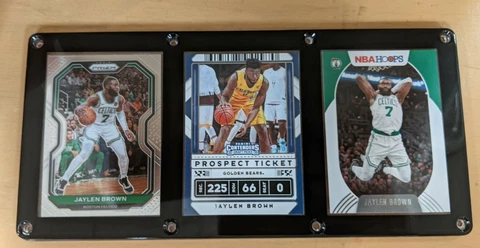 JAYLEN BROWN 3 CARD PLAQUE BOSTON CELTICS CAL GOLDEN BEARS Cover