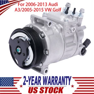 A/C AC Compressor + Clutch For Audi A3 TT VW Jetta Golf Beetle Passat Eos 2.0L - Picture 1 of 11