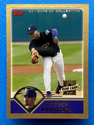 2003 Topps Traded Gold /2003 Stephen Randolph #T195 - Image 1 of 2