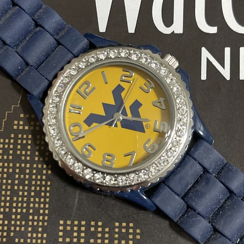 West Virginia Mountaineers Ladies Officially Licensed NCAA Adjustable Gel Watch Cover