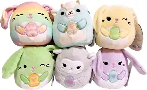Set 6 Squishmallows 2023 Easter Squad Bunny Chick Duck 5" Mini Plush Doll - Picture 1 of 2