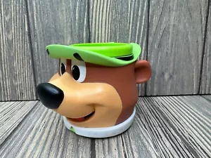 Yogi Bear Cartoon Character Mug 1987 Hanna-Barbera Collectible Coffee Cup Green - Picture 1 of 7