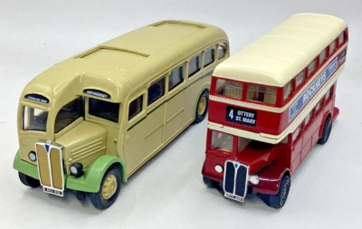 1:50 and 1:64 AEC Bus and AEC Regal 2-piece set. 97071 Corgi Classic Commercials - Image 1 of 4