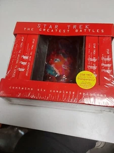 STAR TREK ~ THE GREATEST BATTLES Six Complete Episode Set of 4 VHS Tapes NEW! - Picture 1 of 6