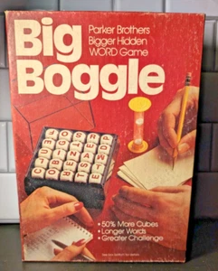 Vintage 1979 Parker Brothers Big Boggle Hidden Word Game Preowned - Picture 1 of 6