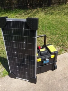 Portable Solar Home Backup Power Energy Off Grid Generator-2000/4000 Watts Peak - Picture 1 of 9