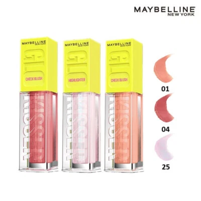 [MAYBELLINE NEW YORK] GloKisser Liquid Cheek Blush and Highlighter 6.4ml NEW - Image 1 of 4