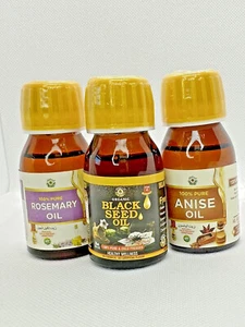 Essential Oils-100% Organic 1 oz (30 mL)-Fragrances Aromatherapy Therapeutic OIL - Picture 1 of 61