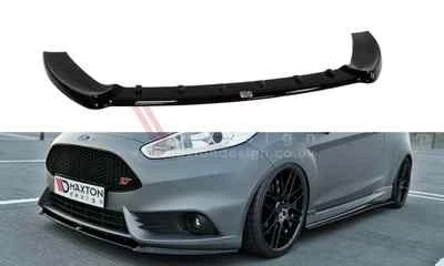 MAXTONDESIGN Front Diffuser Splitter Maxton Design Gloss Black ABS for Ford Fiesta Mk7 St FL