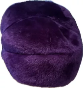 Vintage 1960s 1970s Atelier Lucas Lord & Taylor Purple Mod Hat London RARE - Picture 1 of 4