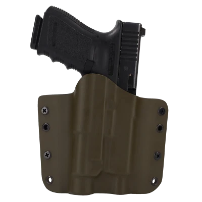 OUTLAWHOLSTERSUSA OWB Light Holster - Canik Handguns - Streamlight TLR-1 - Optic - OD Green
