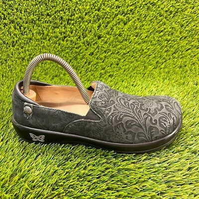 Zapatos sin cordones informales Alegria Keli de cachemira en relieve para mujer talla 7 negros para caminar Foto 1 de 4