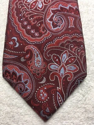 TASSO ELBA CORBATA HOMBRE BORGOÑA ROJO Y AZUL 3,75 X 61 Foto 1 de 4