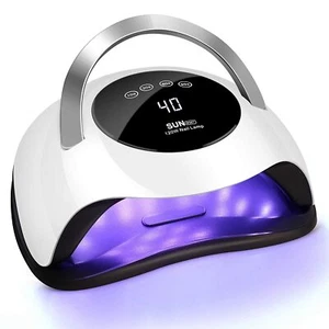 Nail Gel Dryer Dual Lamp Nail Dryer Curing Machine Tool 120W Portable UV LED - Picture 1 of 8