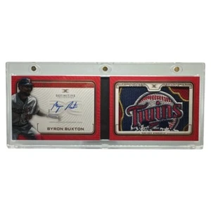 2023 Topps Definitive Byron Buxton Autograph Patch Booklet 1/1 Minnesota Twins - Picture 1 of 2