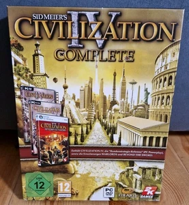 Sid Meiers Civilization 4 IV Complete Big Box - PC - Box con CD senza istruzioni ⚡ - Foto 1 di 6