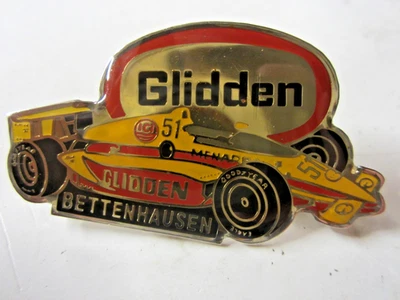 INDY Original 1992 Gary Bettenhausen #51 GLIDDEN  Indy Car Racing Hat Pin - Image 1 of 2