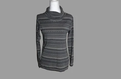  Pulôver feminino Columbia DRIFTING SNOW tamanho M preto cinza Adventurecore - Imagem 1 de 4