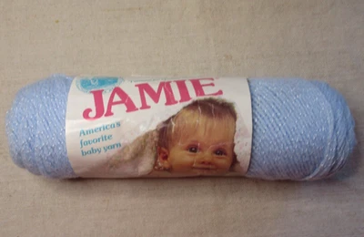 Jamie vintage marca León, azul pastel, 1,75 oz, 196 yardas, 85 % acrílico, 15 % rayón Foto 1 de 4