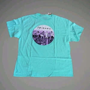 NWT Friends TV Show Sitcom T-shirt Teal Green Women's Size 2XL - Picture 1 of 3