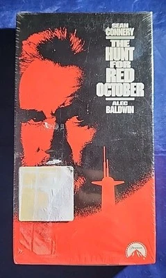 THE HUNT FOR RED OCTOBER ( VHS, 1989 ) CONNERY/BALDWIN SEALED - Image 1 of 2