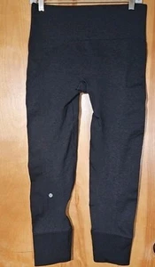 Lululemon Ebb To Street Flow Street Pants Athletic Size 8 Heathered Gray - Picture 1 of 5